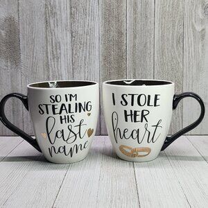 Cypress Home Wedding Coffee Mug Cup Set - Wedding Anniversary Gift